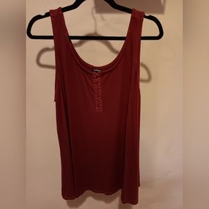 Torrid Rust Tank Top with Clips #31